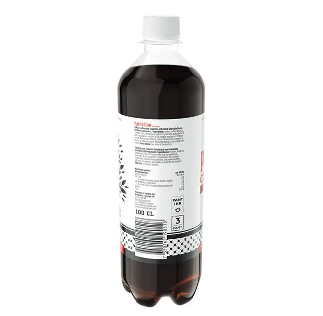 Palestine Drinks® Cola Sugar Free 1L – 8 Pack (Limited Edition)