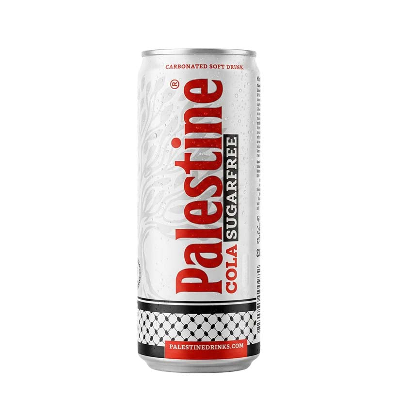 Palestine Drinks® Cola Sugarfree 330ml – 24 Pack