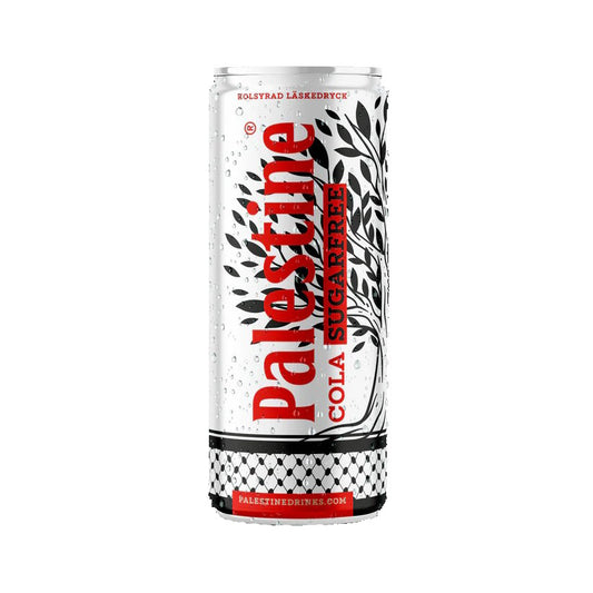 Palestine Drinks® Cola Sugarfree 330ml – 24 Pack